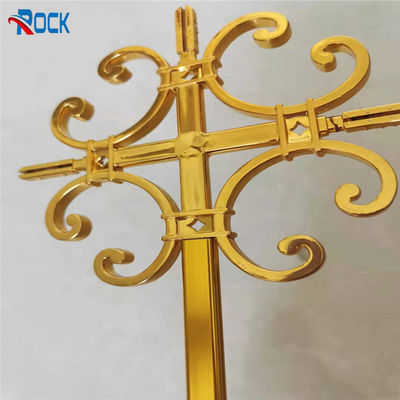 Shine Surface Gold 5*8mm Windows Georgian Bar Decorative Flowers