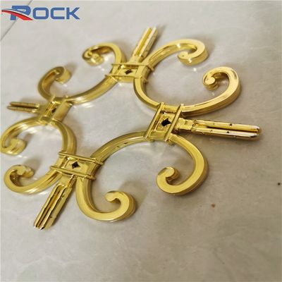 Decoration Fittings Uv Electroplate Aluminium Astragal Bars Connector