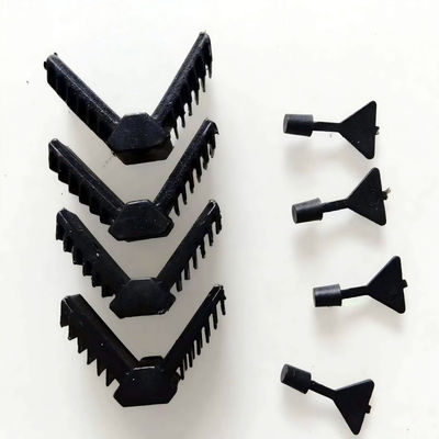 6a-27a تصميم عصري زاوية مفتاح ملحق فندق استخدام البلاستيك والزجاج ختم لباب ونافذة عزل الفواصل